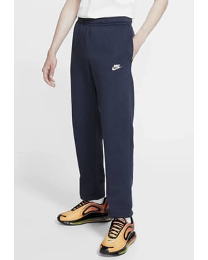 Nike Sportswear Club Fleece-Jogger mit offenem Saum in Marineblau
